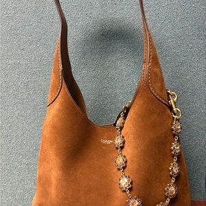 Coach Brooklyn 28 in Warm Suede